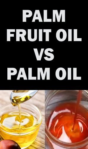 Palm fruit oil vs palm oil (Olein)