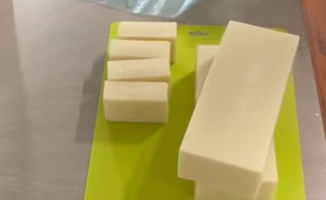 Bars of soap mad with palm oil
