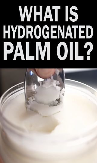 A solid state hydrogenated palm oil