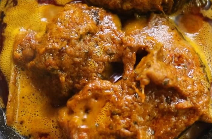 Crude palm used for a healthy banga soup - a Nigerian delicacy