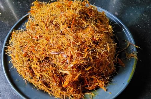 Fiber from palm oil processing