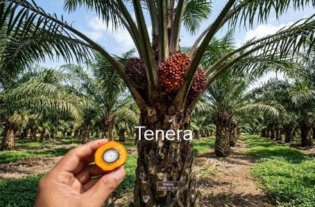 The tenera oil palm tree